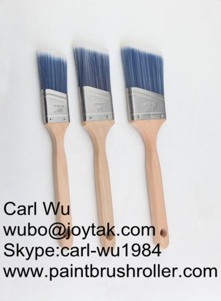 Natural bristle Chinese bristle synthetic mix 3 piece paint brush sets wood