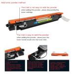 Kebo Printer HP CP1025 Pro 100 M177NW(126A) CE310 K/M/C/Y Compatible Color Toner