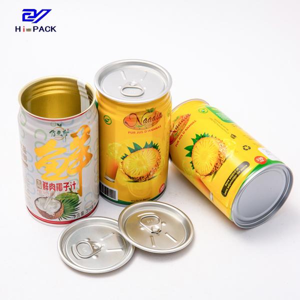 Buy cheap 310ml Beverage Metal Drink Can Empty Food Grade Coffee Tin Packaging from wholesalers