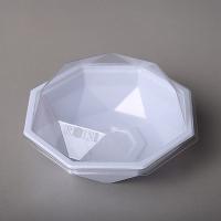 Buy cheap Customized Octagonal PET White Plastic Thermoformed Tiramisu Cheese Pudding Cake Container With Lid product