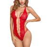 Buy cheap Open Crotch Sexy Transparent Lace Sleepwear Passion Midnight Charm Lingerie from wholesalers