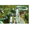 Buy cheap Holiday Resort Fiberglass Slide Water Park / Water Roller Coaster for Summer Entertainment 21m from wholesalers