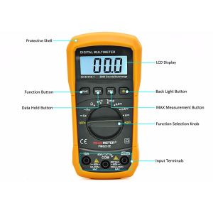 Hig Precision Auto Range Digital Multimeter Frequency Measurement Overload