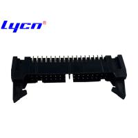 Buy cheap Long Latch Black Header Connector 2.54mm UL94V-0 AU Sn Over Ni product