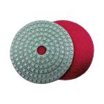 Flexible Copper Hybrid Transitional polishing pad for undulated concrete floor