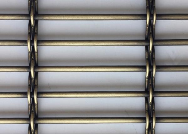 Buy cheap Brass BBQ Divider Decorative Woven Wire Mesh Screen Plated Metal from wholesalers