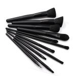 Copper Ferrule Facial Makeup Brushes 11pcs Goat Hair Blending Brush