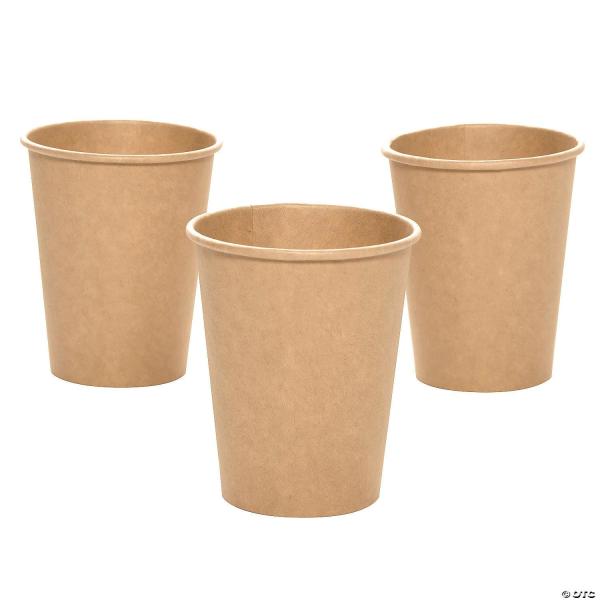 Buy cheap Coffee Milk Hot Drink Paper Cup Brown Leak Resistant Biodegradable Kraft Paper Cups from wholesalers