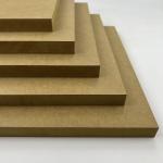 ISO9001 Sturdy MDF Wood Board Fine Texture For Interior Decoration