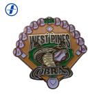 Soft Enamel Pin Sports Trading Pins Brass / Zinc Alloy / Iron Material