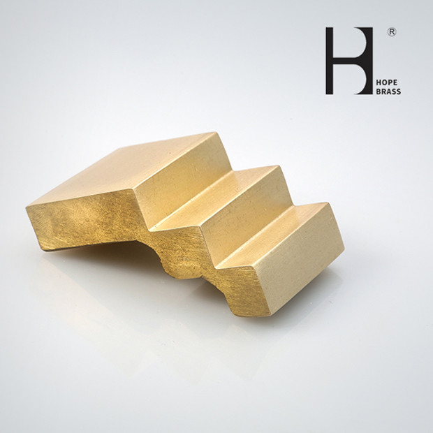 Copper Alloy Extruded Brass Hardware Sections with special size brushing,polishing,zinc plating, antique finishing ODM
