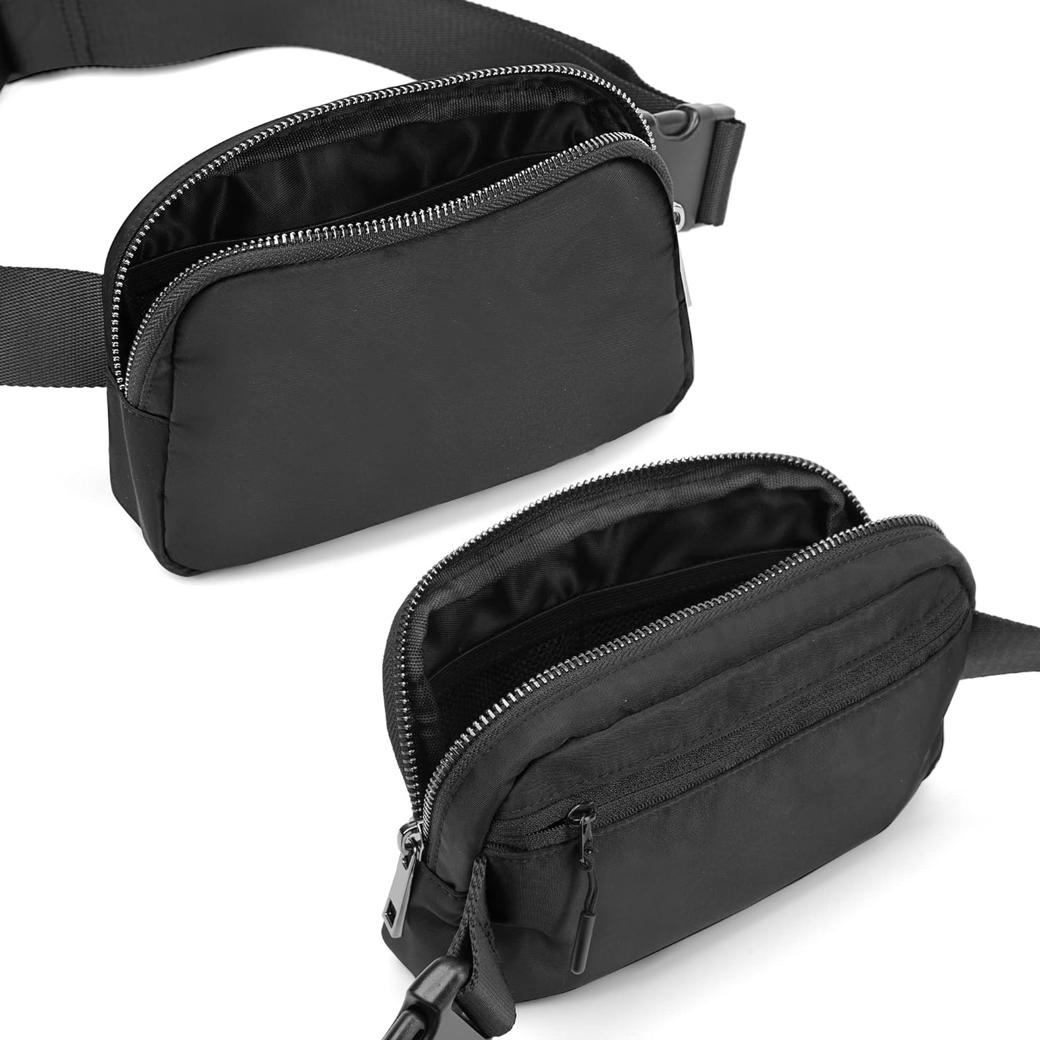 Crossbody Waterproof Belt Bag With Adjustable Strap For Traveling Running Hiking