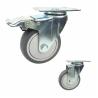 Buy cheap 100mm 198lbs Capacity Soft Rubber Caster Wheels With Covers from wholesalers