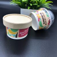 Buy cheap Embossing Gold Foil Disposable Ice Cream Cups Eco Friendly product