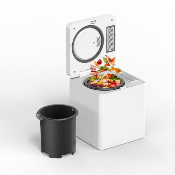 Smart 2.5 Liters Capacity Kitchen Composter Machine OEM Supported Smart Waste