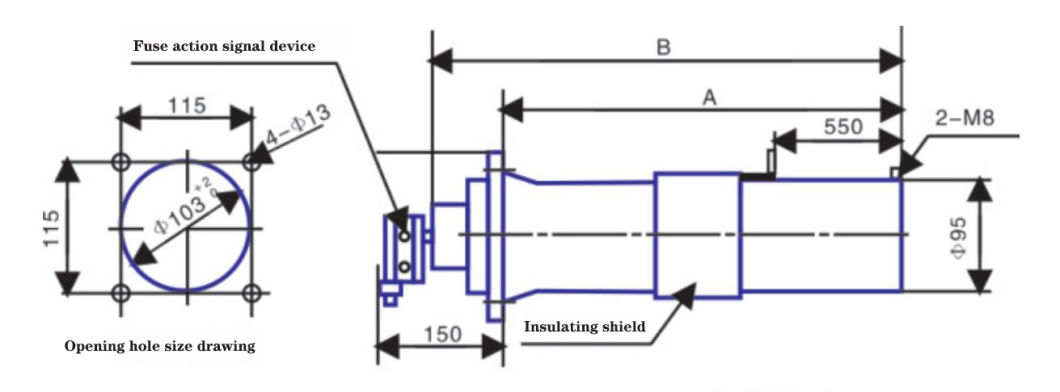 Xrnt-40.5q Current-Limiting Fuse for Protection of Transformer of Wind Power Station