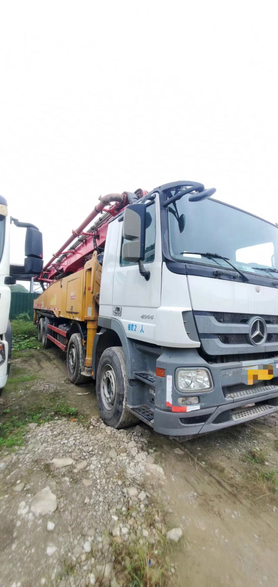 Sy 56m Benz Chassis Concrete Pump Truck for Sale