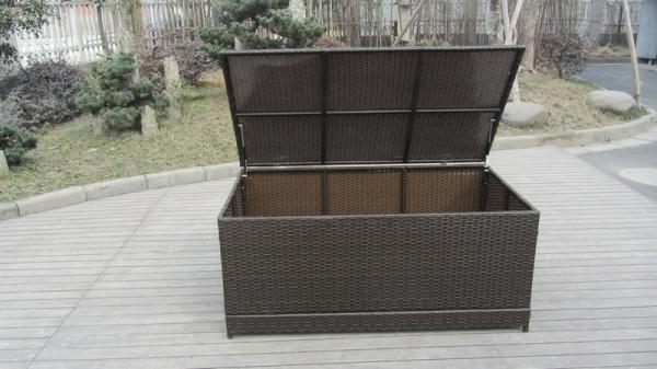 Buy cheap Waterproof Decorative KD Resin Wicker Storage Box For Storeroom from wholesalers