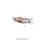 Standard Container Flower Trolley Logistics Turnover Truck Nylon Wheel Bearing