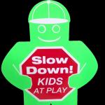 Colorful Corrugated Plastic Sign Panels Warning Board Slow Down Signs