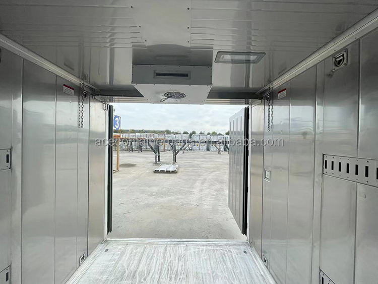 20ft DNV 2.7-1 Standard Dual Temperature Offshore Reefer Container Frozen Fresh 2 Rooms Main Circuit 3 Phase Competitive