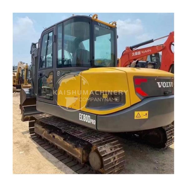 Buy cheap Used Volvo EC80D Excavator in Sweden with ORIGINAL Hydraulic Pump and 42 kW Power from wholesalers
