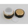 Buy cheap Aluminum Black Blue Glass Cosmetic Jars Cream Packaging High End Luxury from wholesalers