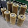 Buy cheap Spiral Winding Brass Wire and 304 Stainless Steel Wire Industrial Roller Brush for Polishing from wholesalers