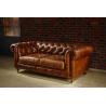 Buy cheap Upholstered Top Grain Soft Leather Sofa Set Durable Linen Metal / Wooden Legs from wholesalers