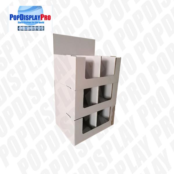 Buy cheap Store Seasonal 2-Tier Cardboard Quarter Pallet Display Stand To Promote Chocolates Snacks from wholesalers