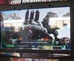 Indoor Gaming Zone Razing Storm Arcade Machine Coin Operated Interesting