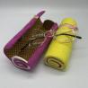 Buy cheap PU Leather Kids Cute Fabric Sunglasses Metal Eyeglass Case Yellow Luxury Outdoor from wholesalers