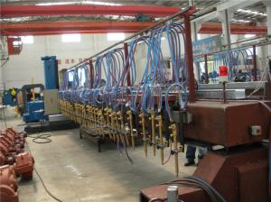 China Steel CNC Flame Cutting Machine 9 Groups Strip Torch Ra12.5-25 on sale