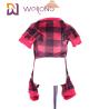 Buy cheap Poly Print Flannel Pet Pajama Warmth Customizable Plaid Dog Pajamas from wholesalers