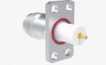 TNC Series Female 4-hole Flange RF Coaxial Connector with Micro-strip
