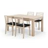 Buy cheap Rustic Natural Wood Dining Room Set For Stylish Living Spaces Plain Design from wholesalers