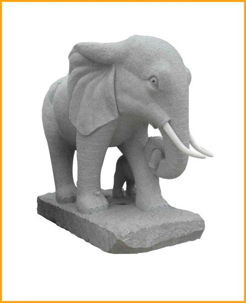 Buy cheap Carving Stone Elephant Sculpture from wholesalers