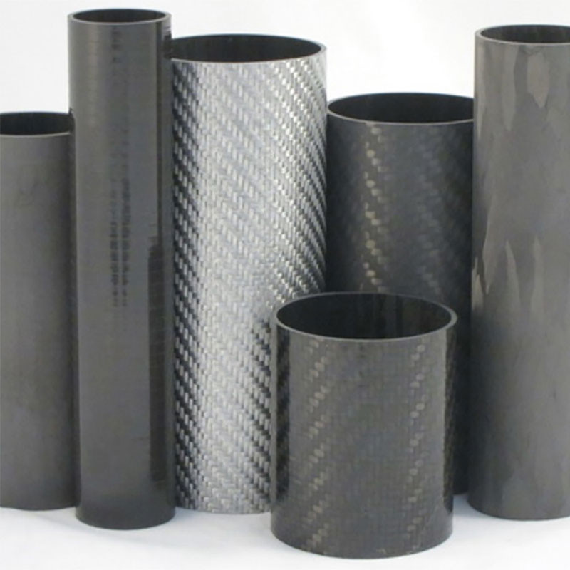 Glossy Finish 3K Carbon Fiber Round Tube For Robotics Arms