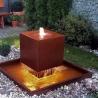 Buy cheap Commercial Swimming Pool Rusty Steel Water Feature Customizable Innovative For Outdoor from wholesalers