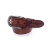 Buy cheap Mens Crocodile Embossed Leather Belt , Classic Dress Belt With Single Prong Buckle from wholesalers