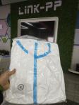 Anti Dust Uniforms Disposable Protective Gowns Non Porous Ventilation Block