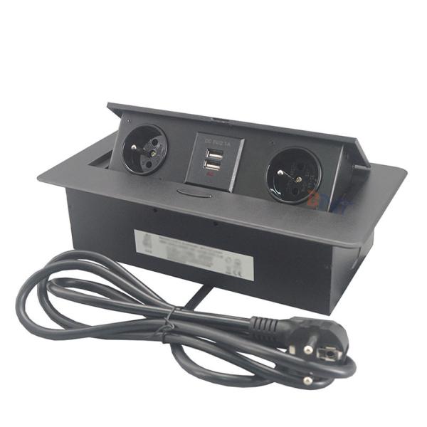 Buy cheap Meeting Room Desktop Pop Up Socket 3MM Square Corner Office AC Outlets from wholesalers