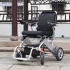 Buy cheap Aluminum Handicapped Foldable Power Electric Wheelchair 6km/H from wholesalers