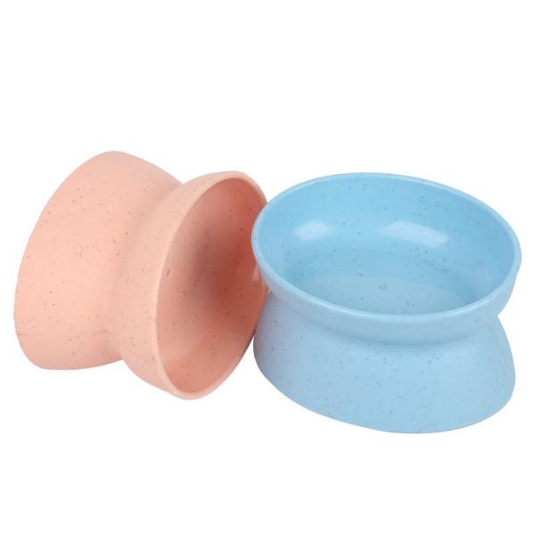 Buy cheap Elevated Raised Cat Bowl Double Bowl Neck Guard Drinking Water Feeding Plastic Dog Bowl from wholesalers