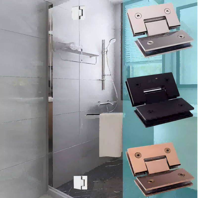 Long Lasting Stainless Steel Shower Hinge Thickened Wear Resistance