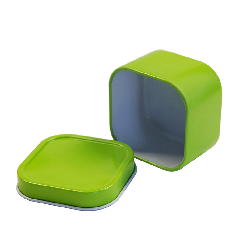 100ml 120ml Food Square Tin Can Containers Customized Logo