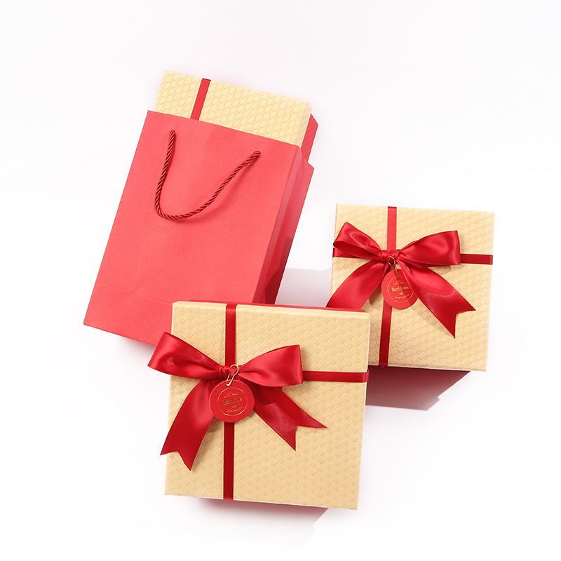 Rigid Lid and Base Gift Box Custom Logo Printed Paper Packaging Jewelry Jewellery Square Ring Necklace Gift Box with Foam Insert