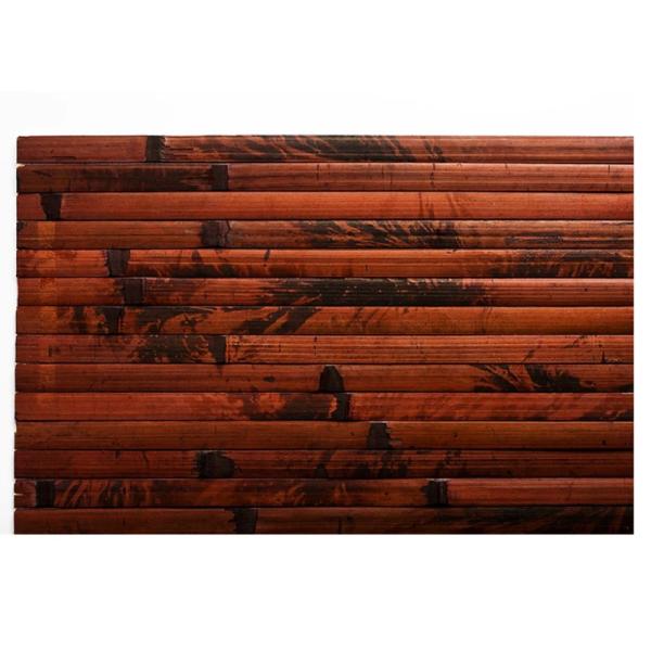 Natural Bamboo Paneling Flexible Wall Cladding Panels For Living Room Decor ,