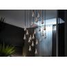 Buy cheap Modern Modern Brass Raindrop Rain Round Chandelier from wholesalers