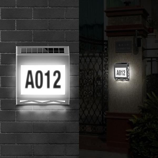 Buy cheap Wall Mounted Solar House Number Light Intelligent Charging With Door Signs from wholesalers